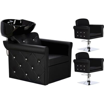 ENZO Milo Zestaw Myjnia Fryzjerska I 2 X Fotel Fryzjerski Hydrauliczny Obrotowy Do Salonu Fryzjerskiego Myjka Ruchoma Misa Ceramiczna Armatura Bateria Sł.. ENZO Milo Zestaw Myjnia Fryzjerska I 2 X Fotel Fryzjerski Hydrauliczny Obrotowy Do Salonu Fryzjerskiego Myjka Ruchoma Misa Ceramiczna Armatura Bateria Sł..
