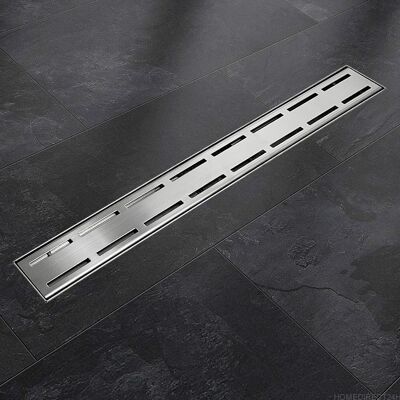 BITUXX Odpływ Liniowy LINE Z Syfonem 110cm Stal Nierdzewna BITUXX Odpływ Liniowy LINE Z Syfonem 110cm Stal Nierdzewna