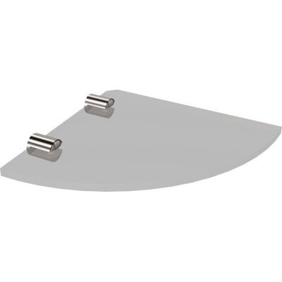 Półka łazienkowa narożna szklana 10 mm ANDEX Classic 052/10/CC chrom Półka łazienkowa narożna szklana 10 mm ANDEX Classic 052/10/CC chrom