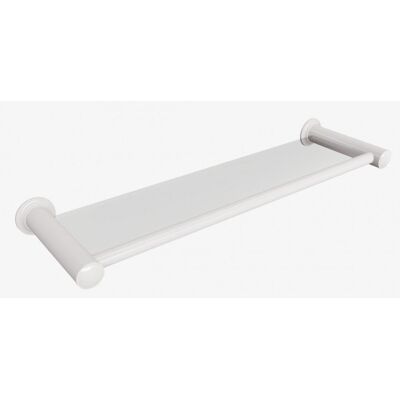 Półka łazienkowa szklana 50 cm ANDEX Classic 001/50/B biała Półka łazienkowa szklana 50 cm ANDEX Classic 001/50/B biała