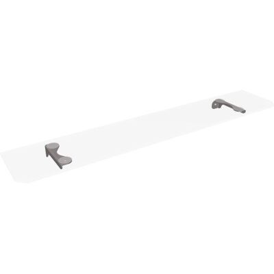 ANDEX 300 - 600x32x110 mm - stal nierdzewna - szkło polerowane - półka ANDEX 300 - 600x32x110 mm - stal nierdzewna - szkło polerowane - półka