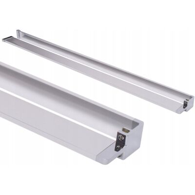 Półka łazienkowa Rea Evo Chrome - Regulowana długość, aluminium, nowoczesny design Półka łazienkowa Rea Evo Chrome - Regulowana długość, aluminium, nowoczesny design