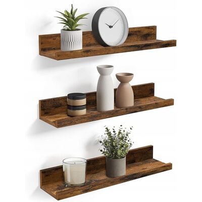 songmics PÓŁKI ŚCIENNE PŁYWAJĄCE 3 SZT STYL INDUSTRIALNY RUSTYKALNY LOFT 38 x 10 cm songmics PÓŁKI ŚCIENNE PŁYWAJĄCE 3 SZT STYL INDUSTRIALNY RUSTYKALNY LOFT 38 x 10 cm