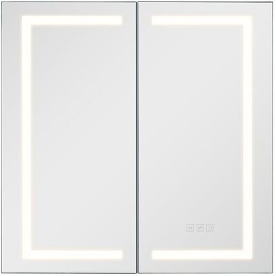 PROFESJONALNA SZAFKA ŁAZIENKOWA VEVOR Z LUSTREM LED 65X65 CM Z DOTYKOWYM PROFESJONALNA SZAFKA ŁAZIENKOWA VEVOR Z LUSTREM LED 65X65 CM Z DOTYKOWYM