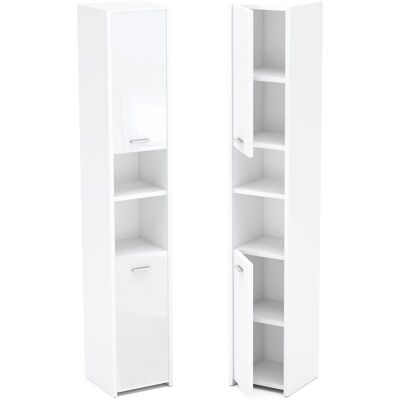 Generic - 30x165 Białe 6 Półek - pedestal łazienkowy Generic - 30x165 Białe 6 Półek - pedestal łazienkowy