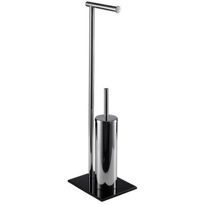 Stojak Wc Niagara Black Chrom Bisk Stojak Wc Niagara Black Chrom Bisk