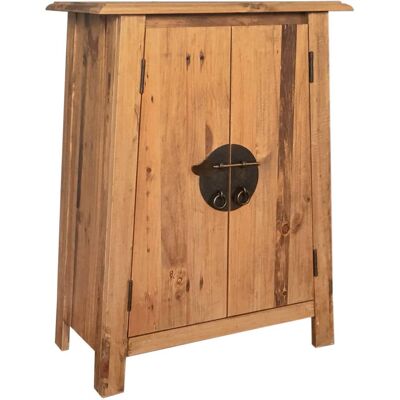 VMP Szafka Do Łazienki, Lite Drewno Sosnowe, 59x32x80 Cm VMP Szafka Do Łazienki, Lite Drewno Sosnowe, 59x32x80 Cm