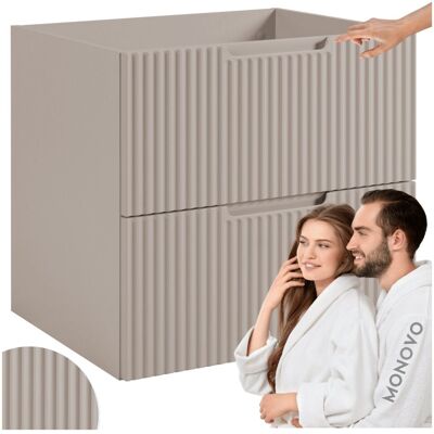 Inny producent Szafka do Łazienki Pod Umywalkę 60 cm Wisząca Kaszmir Beż Elegancka Ryfle VENA Inny producent Szafka do Łazienki Pod Umywalkę 60 cm Wisząca Kaszmir Beż Elegancka Ryfle VENA