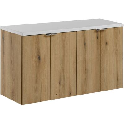 Szafka Łazienkowa 100X40Cm Z Blatem I Drzwiami Drewniana Comad (Zestaw) Szafka Łazienkowa 100X40Cm Z Blatem I Drzwiami Drewniana Comad (Zestaw)