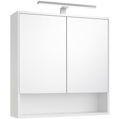 inna (Inny) Szafka Łazienkowa 80x65 cm LED biały mat z lustrem wisząca z oświetleniem inna (Inny) Szafka Łazienkowa 80x65 cm LED biały mat z lustrem wisząca z oświetleniem