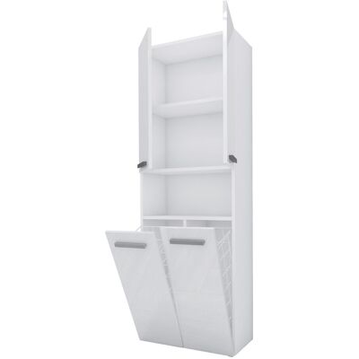 Szafka łazienkowa 3XE LIVING - Bagnoli DK 2K, Matowa/Błyszcząca, 30x60x174cm Szafka łazienkowa 3XE LIVING - Bagnoli DK 2K, Matowa/Błyszcząca, 30x60x174cm