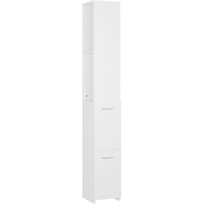 VMP Szafka Łazienkowa, Biała, 25X26,5X170Cm Materiał Drewnopochodny VMP Szafka Łazienkowa, Biała, 25X26,5X170Cm Materiał Drewnopochodny