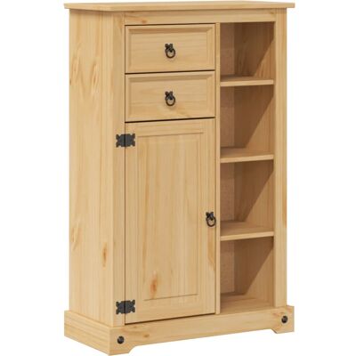 VMP Szafka Łazienkowa Corona, 70x33x110 Cm, Lite Drewno Sosnowe VMP Szafka Łazienkowa Corona, 70x33x110 Cm, Lite Drewno Sosnowe