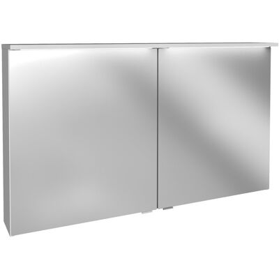 Fackelmann Oxford LED Szafki Łazienkowe z Lustrem - 120cm, Białe, Softclose Fackelmann Oxford LED Szafki Łazienkowe z Lustrem - 120cm, Białe, Softclose