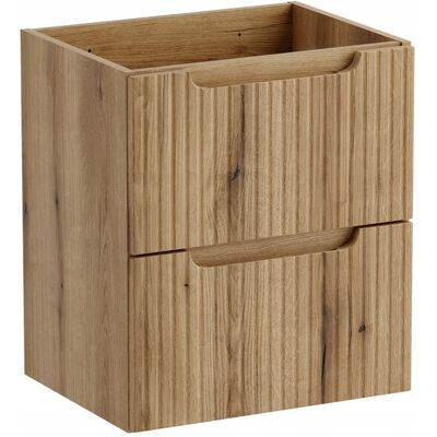 Inny producent Szafka łazienkowa pod umywalkę 50 cm dąb coast evoke 2 szuflady Inny producent Szafka łazienkowa pod umywalkę 50 cm dąb coast evoke 2 szuflady