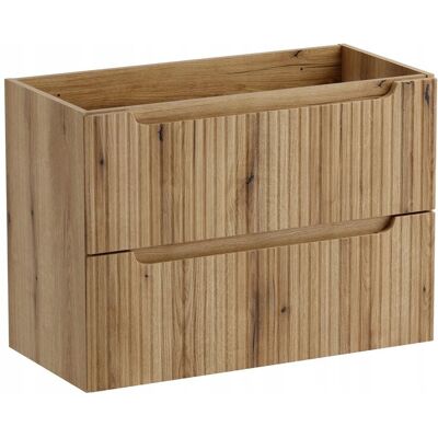 Inny producent Szafka łazienkowa pod umywalkę 80 cm dąb coast evoke 2 szuflady Inny producent Szafka łazienkowa pod umywalkę 80 cm dąb coast evoke 2 szuflady