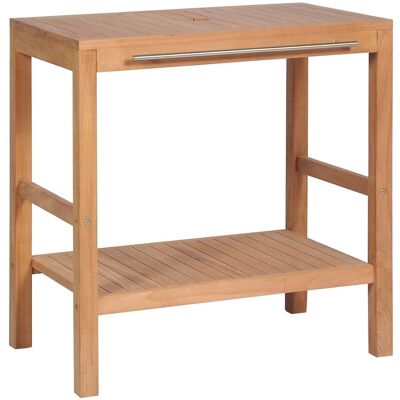 Szafka Łazienkowa Vidaxl Pod Umywalkę, Lite Drewno Tekowe, 74x45x75cm Szafka Łazienkowa Vidaxl Pod Umywalkę, Lite Drewno Tekowe, 74x45x75cm