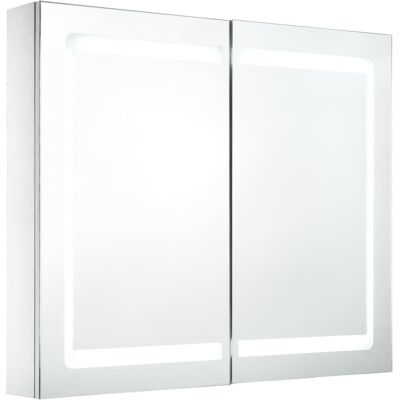 VMP Szafka łazienkowa z lustrem i LED, 80 x 12,2 x 68 cm VMP Szafka łazienkowa z lustrem i LED, 80 x 12,2 x 68 cm