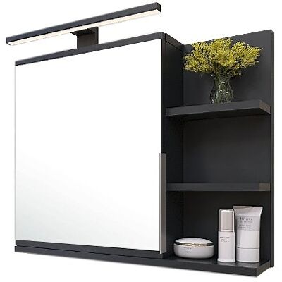 Szafka łazienkowa z lustrem i oświetleniem LED Szafka lustrzana Better Home 60 cm Szafka łazienkowa z lustrem i oświetleniem LED Szafka lustrzana Better Home 60 cm