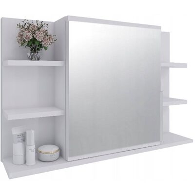 BETTER HOME SZAFKA ŁAZIENKOWA Z LUSTREM I PÓŁKAMI SZAFKA LUSTRZANA 80/50 - BIAŁY MAT BETTER HOME SZAFKA ŁAZIENKOWA Z LUSTREM I PÓŁKAMI SZAFKA LUSTRZANA 80/50 - BIAŁY MAT