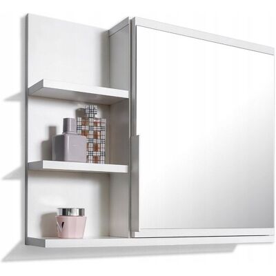 Szafka łazienkowa z lustrem lewa, DOMTECH, biała, 60x50x14,1 cm Szafka łazienkowa z lustrem lewa, DOMTECH, biała, 60x50x14,1 cm