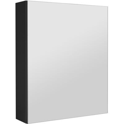 MyFurni Szafka łazienkowa z lustrem lustrzana wisząca do łazienki czarna loft 50 cm MyFurni Szafka łazienkowa z lustrem lustrzana wisząca do łazienki czarna loft 50 cm