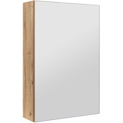 MyFurni Szafka łazienkowa z lustrem lustrzana wisząca do łazienki dąb wotan 40 cm MyFurni Szafka łazienkowa z lustrem lustrzana wisząca do łazienki dąb wotan 40 cm