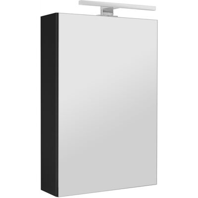 MyFurni Szafka łazienkowa z lustrem oświetleniem lampką led lustrzana wisząca 40 cm MyFurni Szafka łazienkowa z lustrem oświetleniem lampką led lustrzana wisząca 40 cm