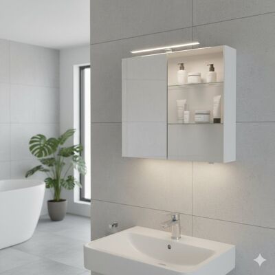 Inny producent 🛁 Szafka Łazienkowa z Lustrem Schildmeyer – Niemiecka Jakość i Styl Inny producent 🛁 Szafka Łazienkowa z Lustrem Schildmeyer – Niemiecka Jakość i Styl
