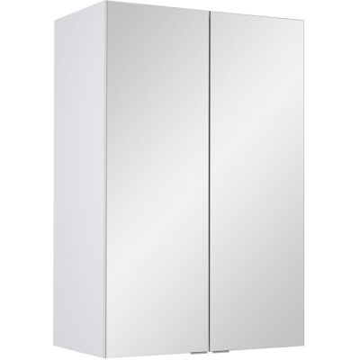 Astor Szafka Łazienkowa z Lustrem Wisząca 60x90x35 cm Biała MDF Półki Cichy Domyk Astor Szafka Łazienkowa z Lustrem Wisząca 60x90x35 cm Biała MDF Półki Cichy Domyk