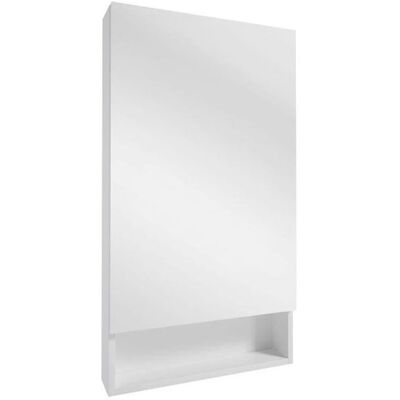 DEFTRANS Szafka łazienkowa z lustrem wisząca biała 50x90 cm Lupo DEFTRANS Szafka łazienkowa z lustrem wisząca biała 50x90 cm Lupo