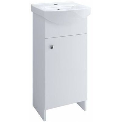 Cersanit Szafka łazienkowa z umywalką biała Sati 40 cm Cersanit Szafka łazienkowa z umywalką biała Sati 40 cm