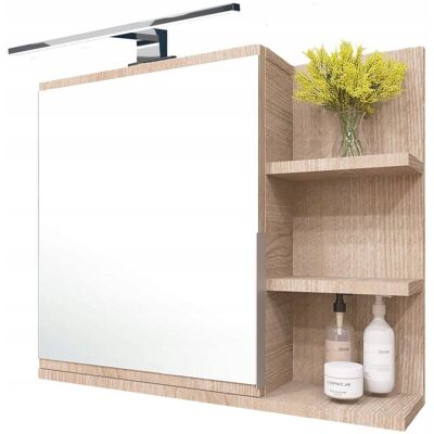 BETTER HOME Szafka łazienowa z lustrem oświetleniem LED Lustrzana do łazienki półka BETTER HOME Szafka łazienowa z lustrem oświetleniem LED Lustrzana do łazienki półka