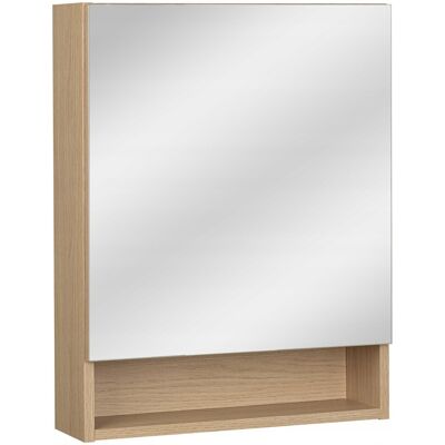 Astor Szafka lustrzana do łazienki 50 cm z półką dąb linea vicenza Astor Szafka lustrzana do łazienki 50 cm z półką dąb linea vicenza