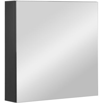 Astor Szafka lustrzana do łazienki 60 cm czarny mat nowoczesna z półkami Astor Szafka lustrzana do łazienki 60 cm czarny mat nowoczesna z półkami