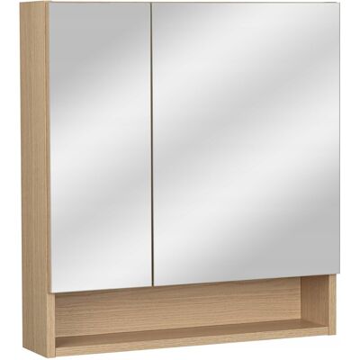 Astor Szafka lustrzana do łazienki 60 cm z półką dąb linea vicenza Astor Szafka lustrzana do łazienki 60 cm z półką dąb linea vicenza