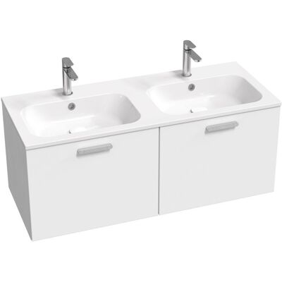 Szafka pod podwójną umywalkę Ravak SD 1200 CHROME biała/biała uchwyt chrom 1szt Szafka pod podwójną umywalkę Ravak SD 1200 CHROME biała/biała uchwyt chrom 1szt