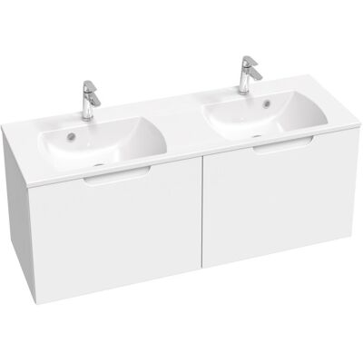 Szafka pod podwójną umywalkę Ravak SD CLASSIC N 1300 biała/biała 1szt Szafka pod podwójną umywalkę Ravak SD CLASSIC N 1300 biała/biała 1szt