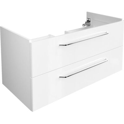 Szafka pod umywalkę 100 cm biała Milano Fackelmann 84213 Szafka pod umywalkę 100 cm biała Milano Fackelmann 84213
