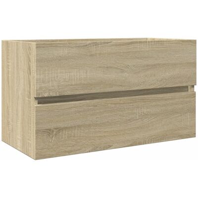 VMP Szafka Pod Umywalkę, Dąb Sonoma, 80X38,5X45 Cm, Płyta Wiórowa VMP Szafka Pod Umywalkę, Dąb Sonoma, 80X38,5X45 Cm, Płyta Wiórowa