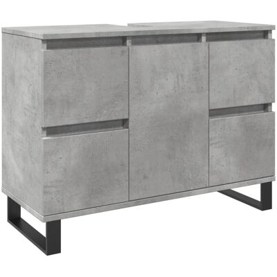 VMP Szafka Pod Umywalkę Łazienkową, Szarość Betonu, 80X33X60 Cm VMP Szafka Pod Umywalkę Łazienkową, Szarość Betonu, 80X33X60 Cm