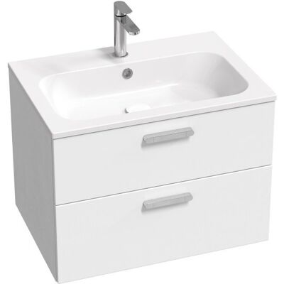 Szafka podumywalkowa z dwiema szufladami Ravak SD 700 CHROME II biała/biała uchwyt chrom 1szt Szafka podumywalkowa z dwiema szufladami Ravak SD 700 CHROME II biała/biała uchwyt chrom 1szt