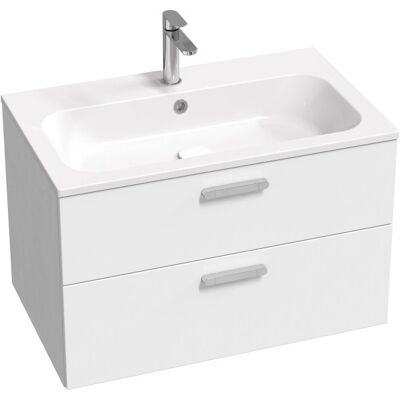 Szafka podumywalkowa z dwiema szufladami Ravak SD 800 CHROME II biała/biała uchwyt chrom 1szt Szafka podumywalkowa z dwiema szufladami Ravak SD 800 CHROME II biała/biała uchwyt chrom 1szt