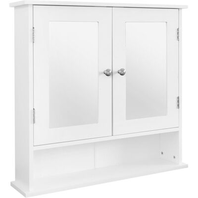 ML-DESIGN Szafka z lustrem 56x58x13 cm biała wzór ML ML-DESIGN Szafka z lustrem 56x58x13 cm biała wzór ML