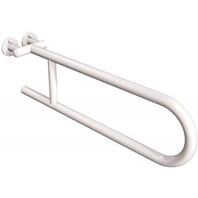 Uchwyt półokrągły stały 60cm ANDEX Bez Barier 800B stal nierdzewna biały Uchwyt półokrągły stały 60cm ANDEX Bez Barier 800B stal nierdzewna biały