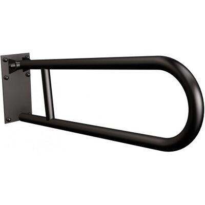 Uchwyt półokrągły uchylny 60cm z płytą ANDEX Bez Barier 820NG stal nierdzewna czarny Uchwyt półokrągły uchylny 60cm z płytą ANDEX Bez Barier 820NG stal nierdzewna czarny