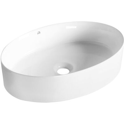 KUCHINOX Umywalka Nablatowa Ceramiczna 48x34 Cm Biała Desna Laveo KUCHINOX Umywalka Nablatowa Ceramiczna 48x34 Cm Biała Desna Laveo