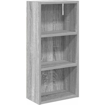 vidaXL Szafka ścienna łazienkowa Szary Sonoma 30 x 16 x 62,5 cm vidaXL Szafka ścienna łazienkowa Szary Sonoma 30 x 16 x 62,5 cm