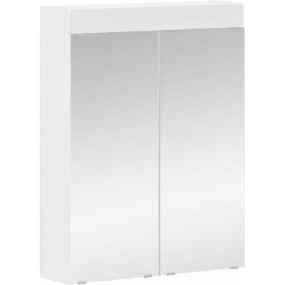 vidaXL Szafka z lustrem do łazienki TULUM Biały 60 x 16,5 x 78 cm vidaXL Szafka z lustrem do łazienki TULUM Biały 60 x 16,5 x 78 cm