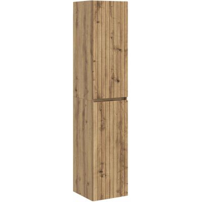 vidaXL Wisząca Szafka Łazienkowa Dąb artisan 33 x 34,5 x 160 cm vidaXL Wisząca Szafka Łazienkowa Dąb artisan 33 x 34,5 x 160 cm